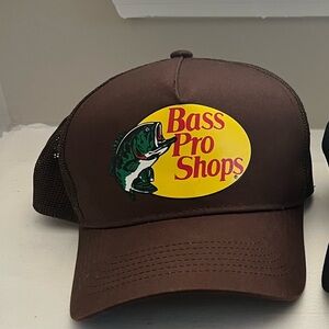 Brown bass pro shop hat